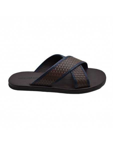 sandalia moda masculina verao