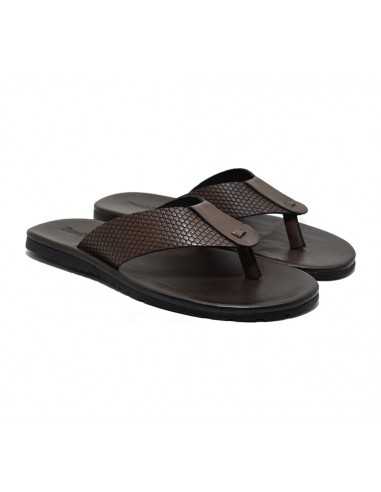 chinelo de couro masculino