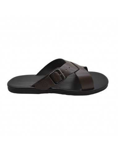 Sandália Masculina Couro StockSandals Argo Café