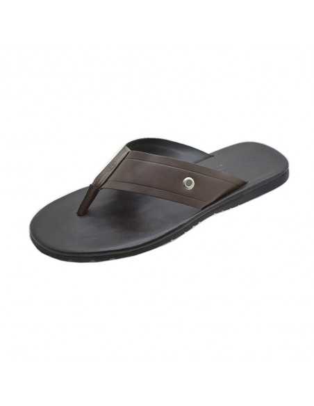 chinelo couro masculino