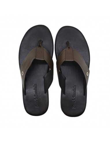 chinelo de couro masculino
