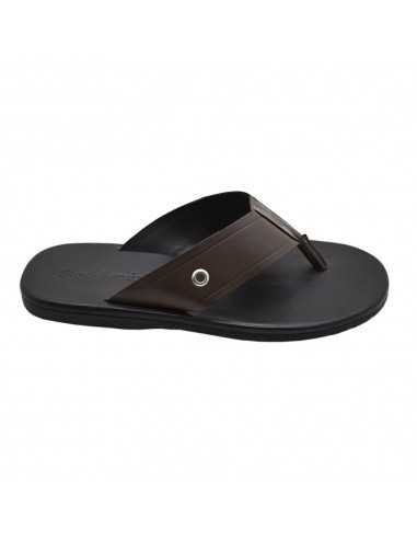 Chinelo Masculino Couro Cartagena Café