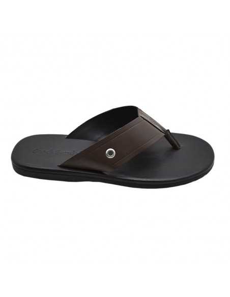 Chinelo Masculino Couro Cartagena Café