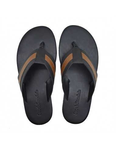 Chinelo Masculino Couro Fiji Preto